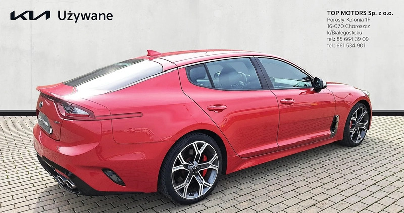 Kia Stinger cena 144900 przebieg: 82170, rok produkcji 2017 z Wojkowice małe 781